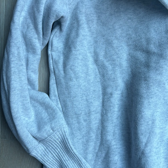 Alo Haze Funnel Neck Sweatshirt Heather Gray - Picture 3 of 4